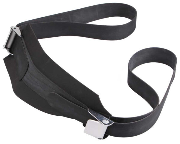 Rubber Patient Restraint Strap with 2 Buckles, BM-96-angle_right