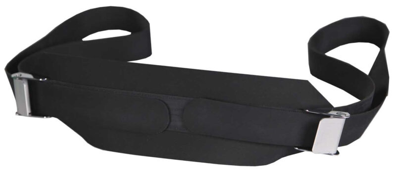 Rubber Patient Restraint Strap with 2 Buckles, BM-96-front