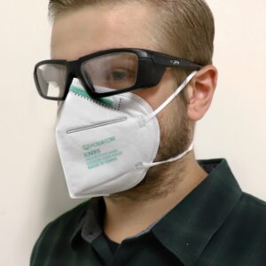KN95 Headband Face Mask, KN95-HBS-person