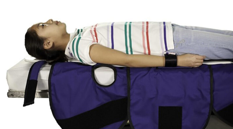 Large Radiolucent Papoose Board MRI Safe, PAP-68000-person