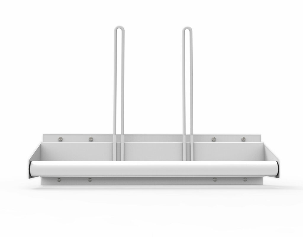 Wall Mounted Steel Apron Rack with Glove Holders - Phillips Safety