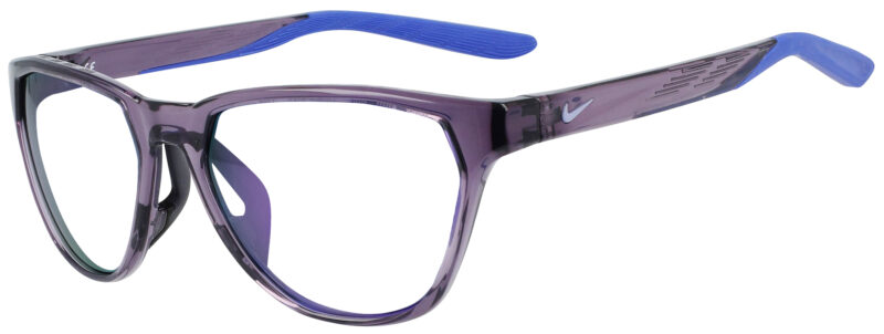 Nike-Maverick-Rise-Eyeglasses-Canon-Purple-Gray-Frame-Lens-Angled-Side-Left-RG-NI-DQ0870-556