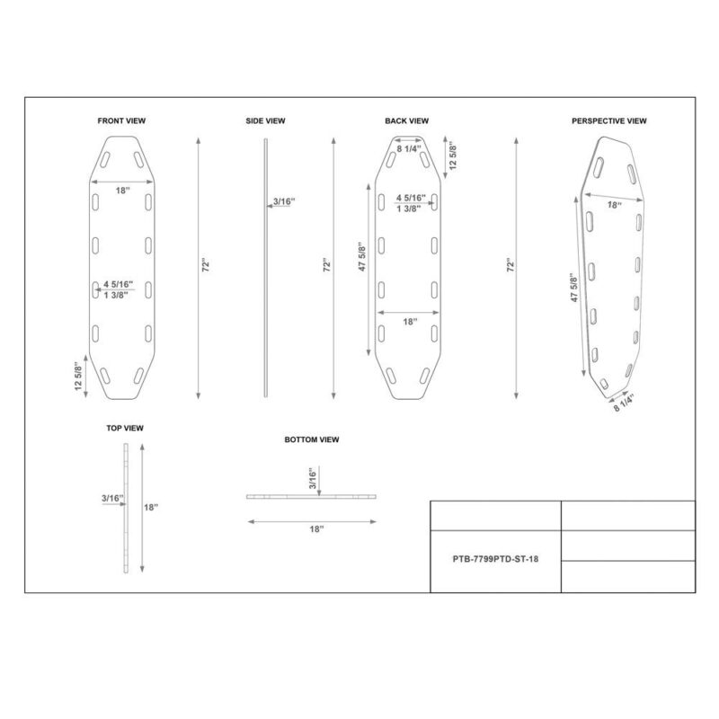 PTB-7799PTD-ST-CHGY-18-Dimension-Sheet
