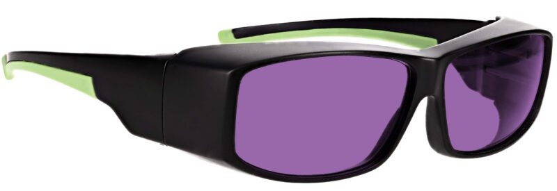 Phillips_Safety-17001-Matte_Black_with_Green-angleright-lenses_S806