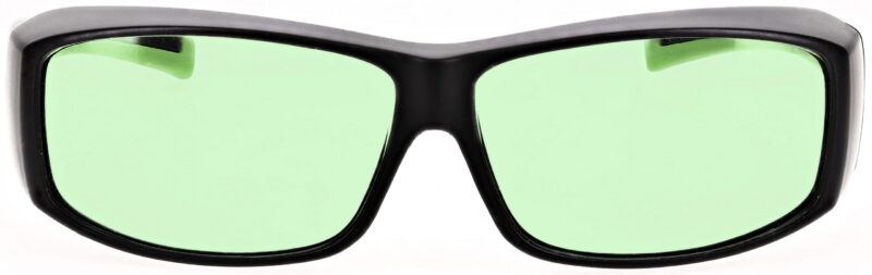 Phillips_Safety-17001-Matte_Black_with_Green-front-lenses_C1KG5