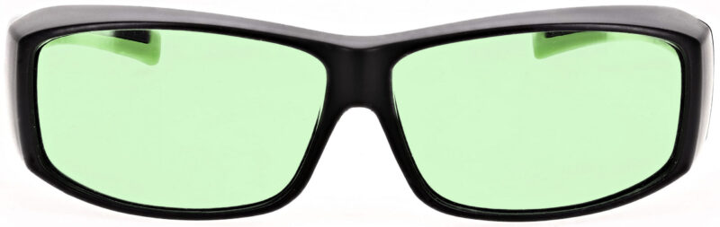 Phillips_Safety-17001-Matte_Black_with_Green-front-lenses_C2KG5