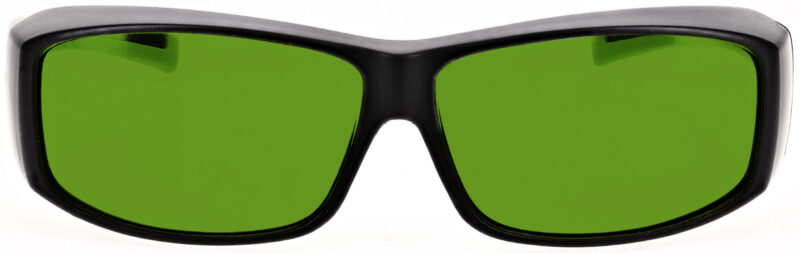 Phillips_Safety-17001-Matte_Black_with_Green-front-lenses_D1500
