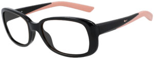 Nike lead glasses Epic Breeze S, Matte Black Rose. Angle left