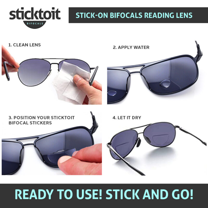 Sticktoit StickOn Bifocal Lenses Phillios Safety