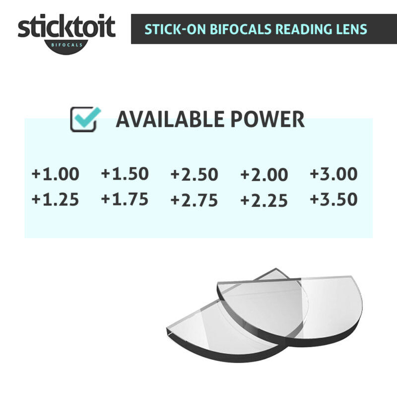 Sticktoit StickOn Bifocal Lenses Phillios Safety