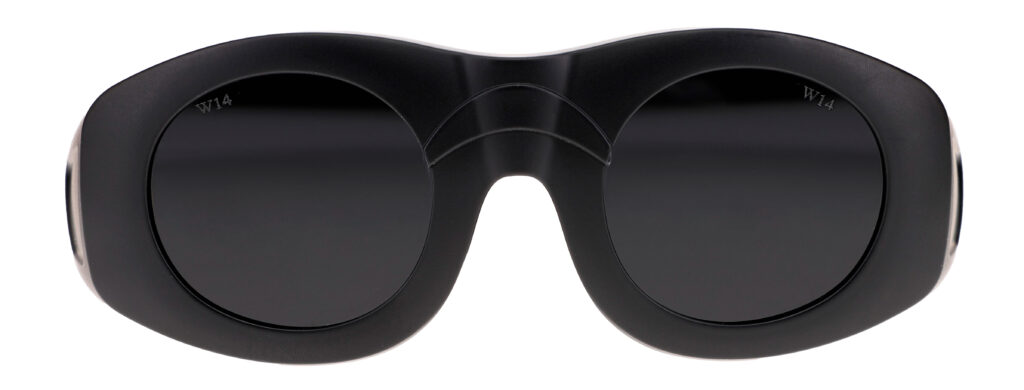 Calabria Fit Over Safety Glasses - Tinted Protective Eyewear For Over Prescription Glasses