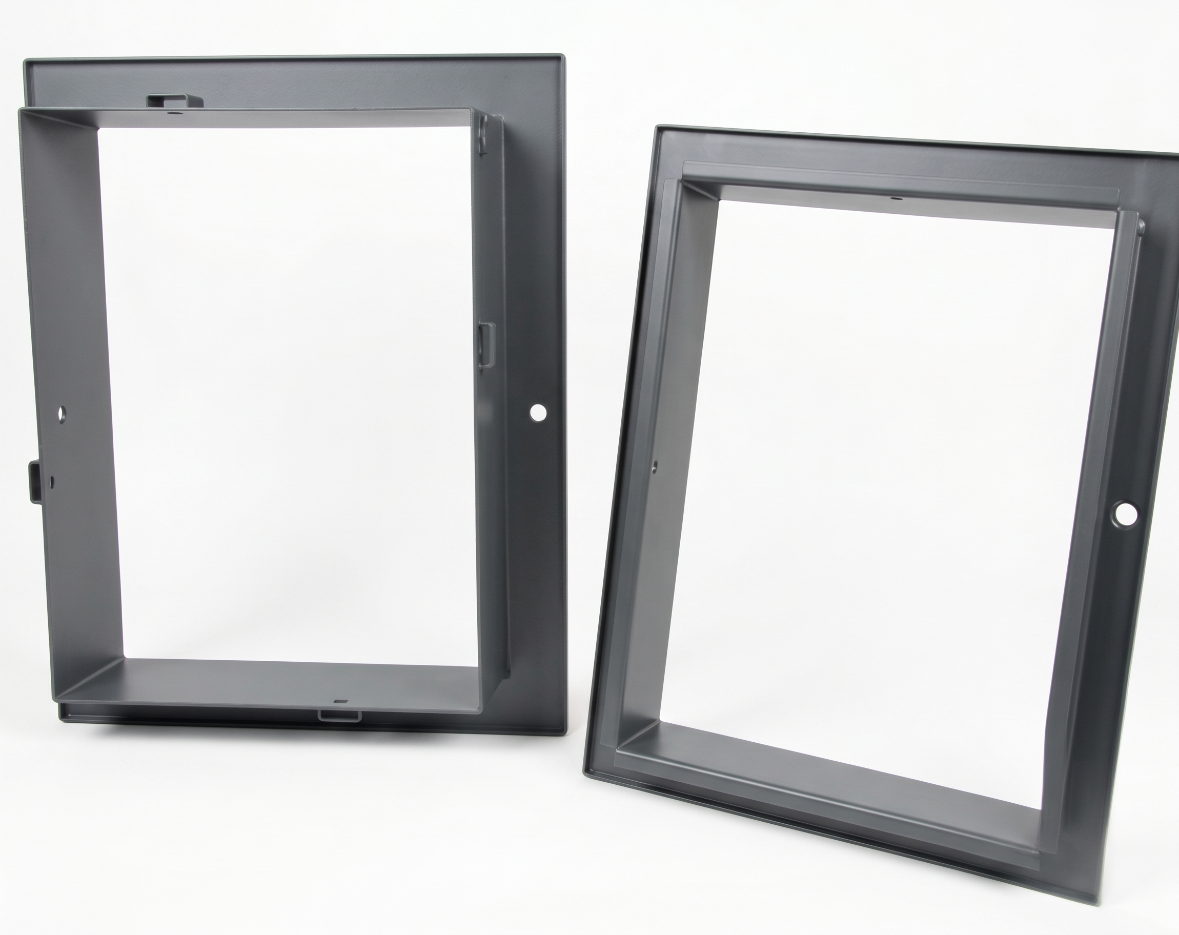 Custom Lead Lined Window Frame Front and Back