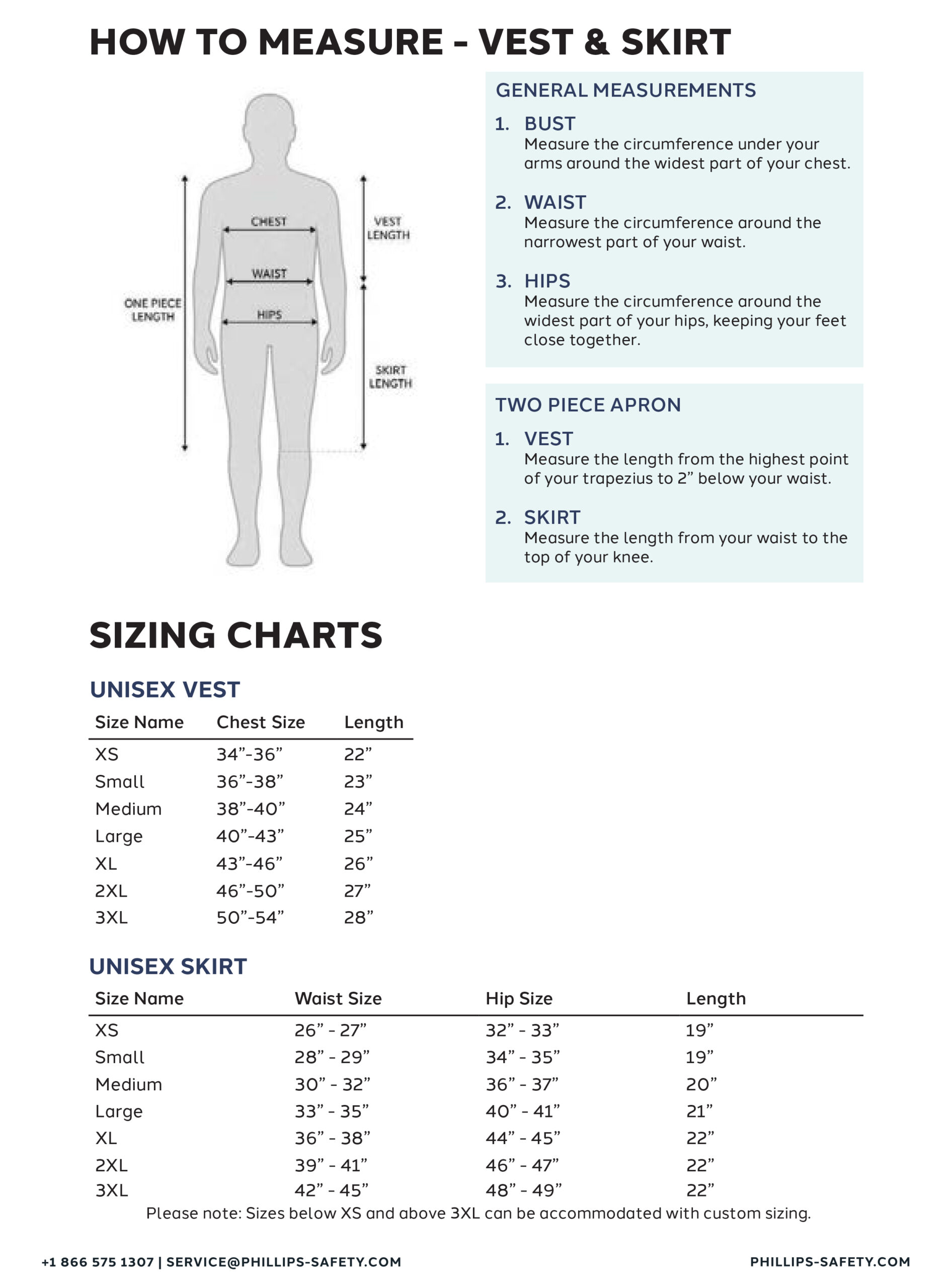 QuickShip Vest & Skirt Full Overlap Lead Apron | Phillips Safety