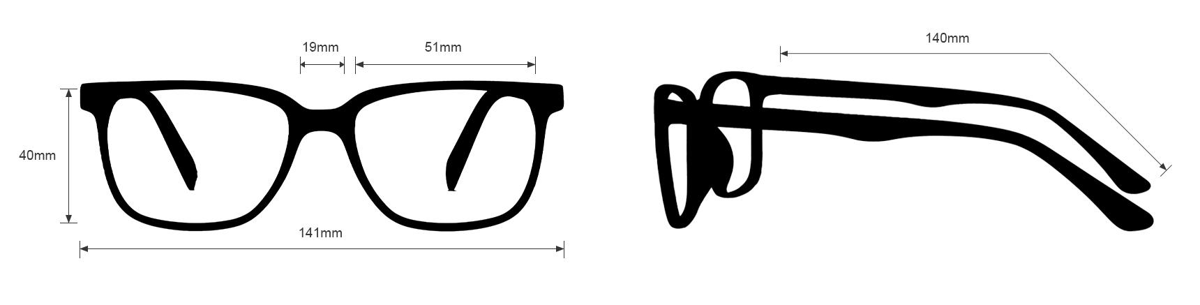 Frame information for Radiation Glasses Nike 7183