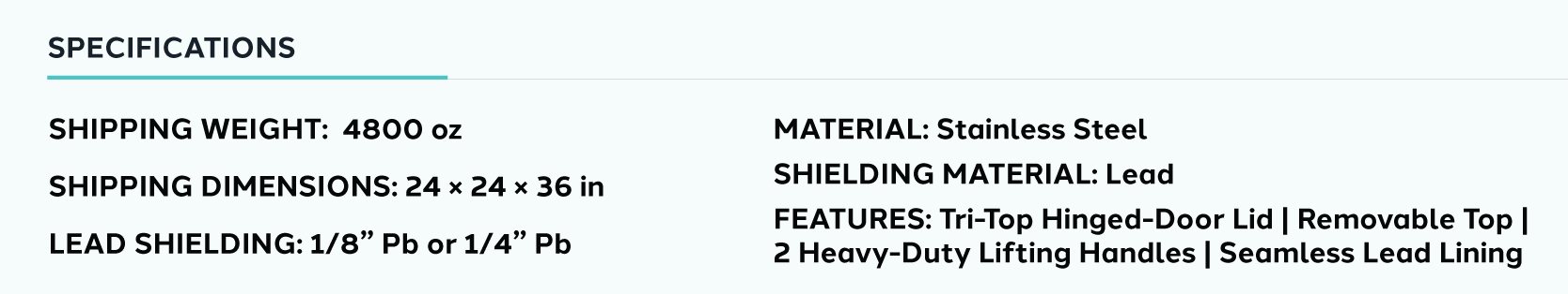 Product information for Tri-Top Stainless Steel Waste Containers