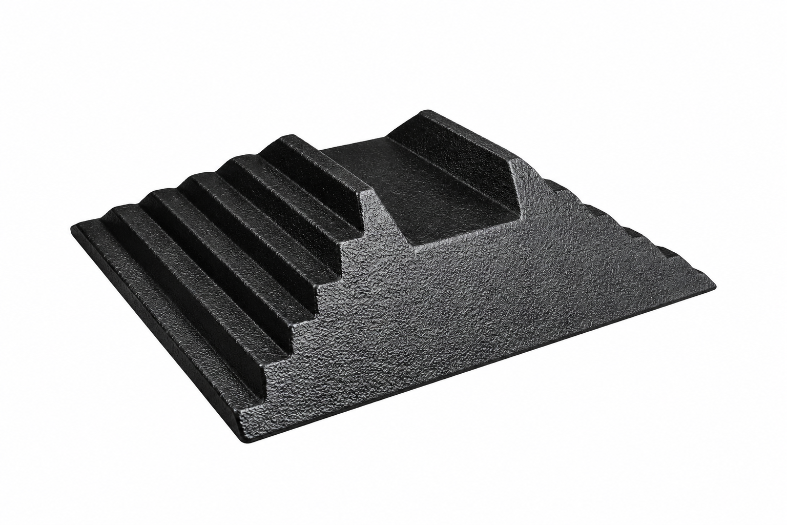 Bilateral Pediatric Oblique Finger Flared Edge Coated Block Product image.